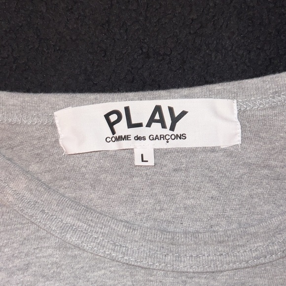 COMME DES GARÇONS PLAY BLACK HEART T-SHIRT | Large - Picture 4 of 4